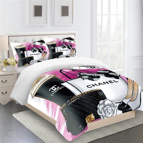 chanel comforter set queen